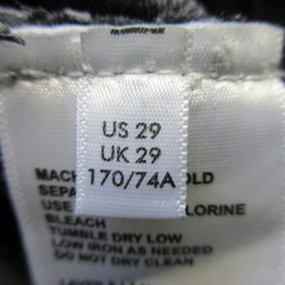 BGD Urban Outfitters High Rise Baggy Women's Jeans 29 Black 100% Cotton Y2K 818 - Picture 7 of 13